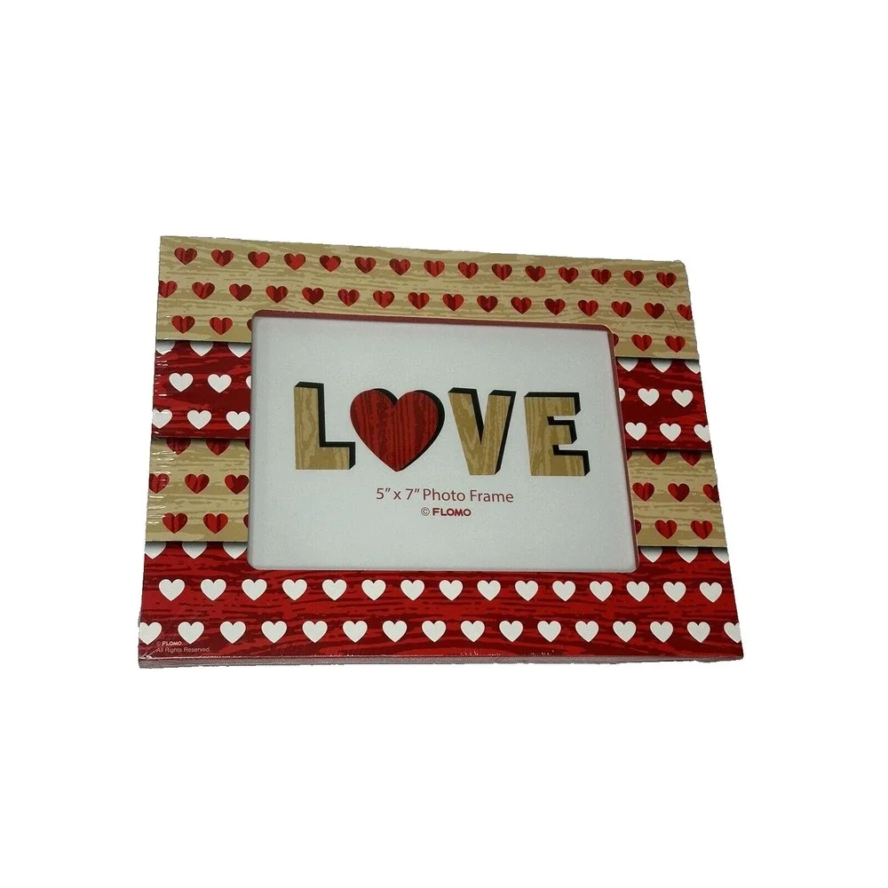FLOMO picture photo frame‎ 5X7 INCH love hearts xoxo